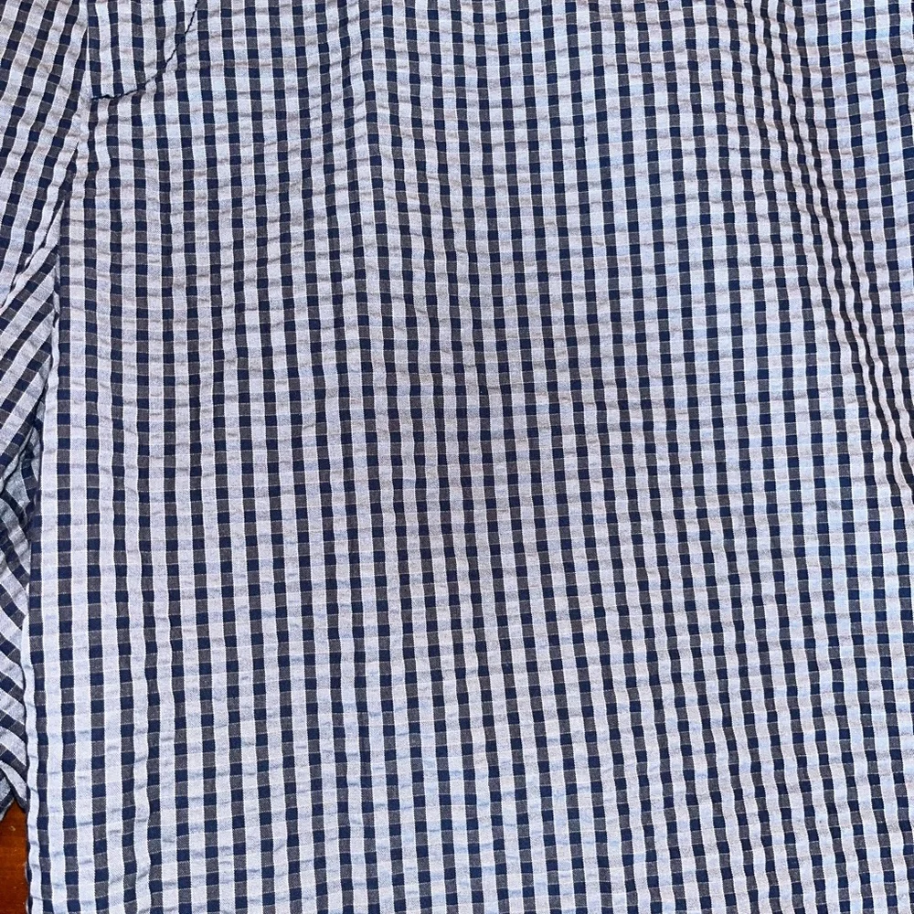 Banana Republic Shorts Blue Emerson Seersucker cotton 11” Men's 36